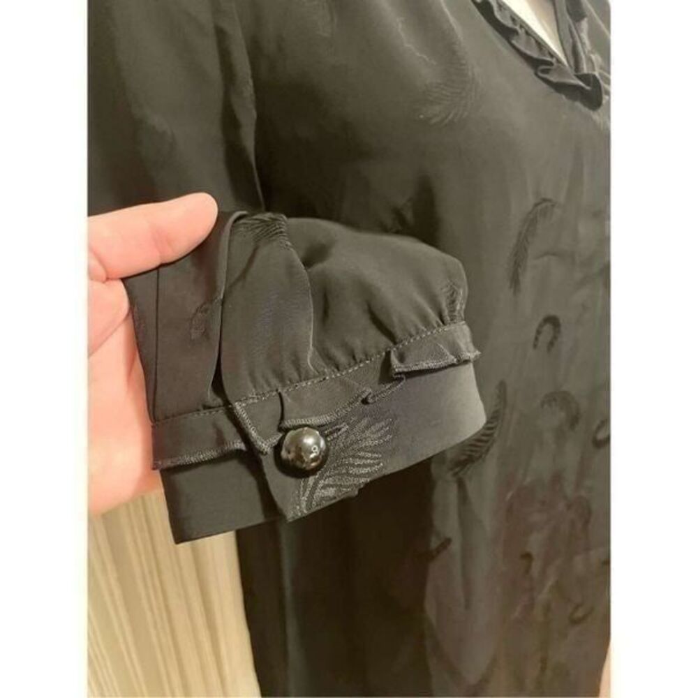 NWT COACH Feather Jacquard Print Silky Dress Size 2 - Picture 3 of 11